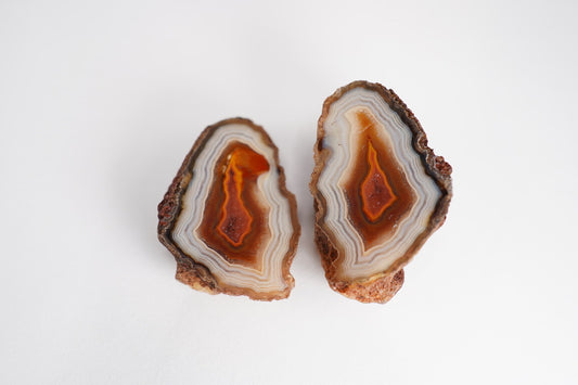 Agate Geode Pair / Malawi