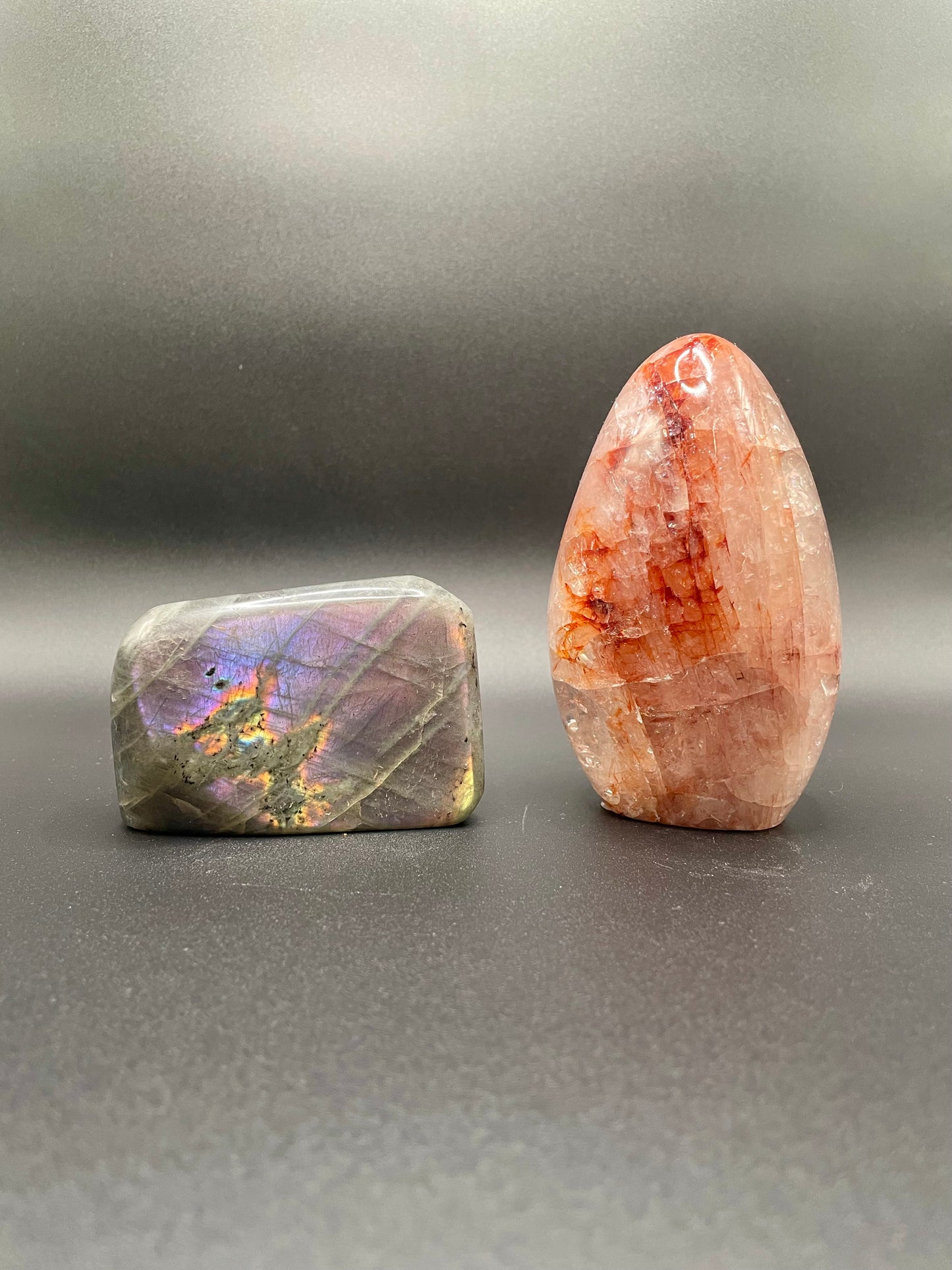 Fire Quartz and Labradorite 002