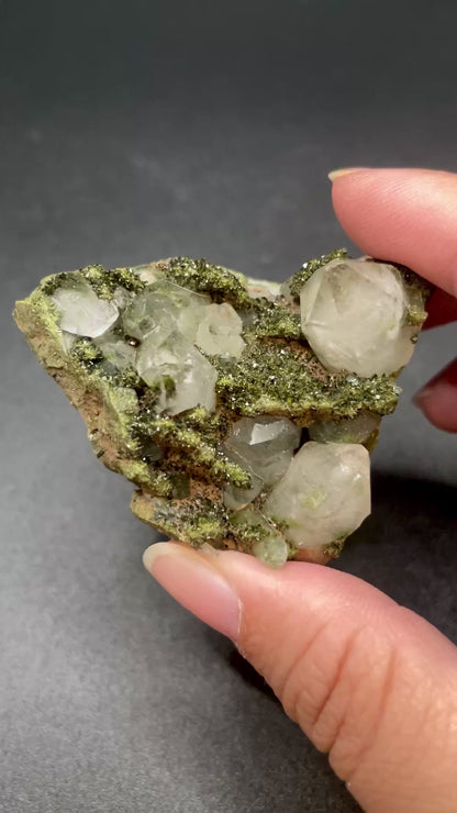 Epidote and Quartz / Turkey